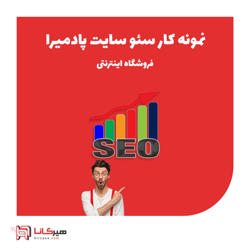 نمونه کار سئو سایت پادمیرا