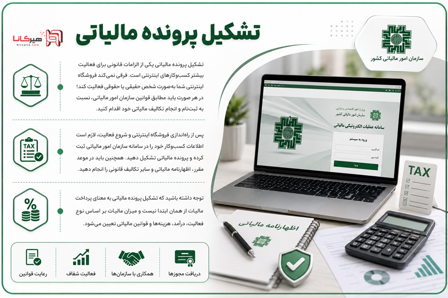 تشکیل پرونده مالیاتی